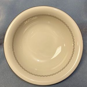 Vintage Pickard Silver Wreath China Round Serving Bowl